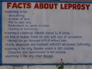 Sign outside the hospital