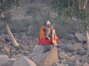 A Sadhu for morning Puja